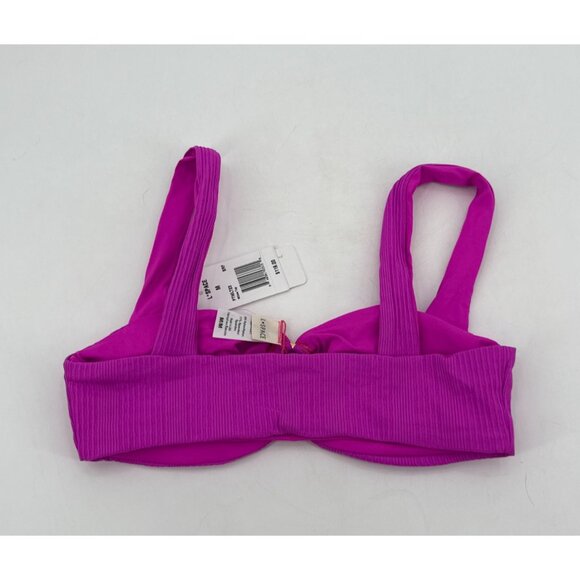 LSpace Womens Willow Top Medium Ribbed Magenta Pink - Picture 5 of 8